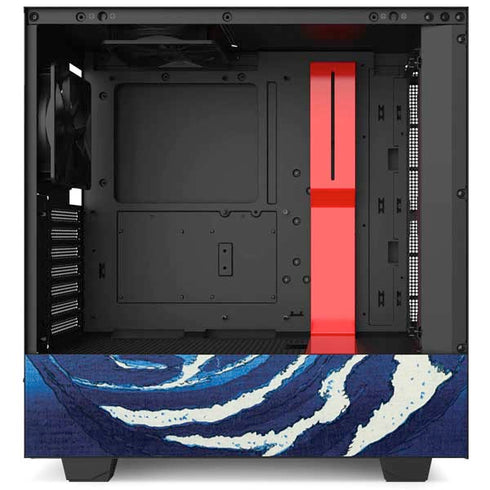 Hiroshige View of the Naruto whirlpools at Awa NZXT H510 Compact ATX Mid-Tower Case Skin