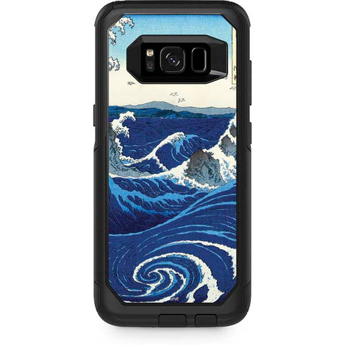 Hiroshige View of the Naruto whirlpools at Awa Otterbox Commuter Galaxy Skin