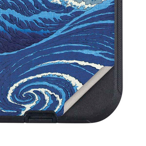 View of the Naruto whirlpools at Awa by Hiroshige Otterbox Defender iPhone Skin