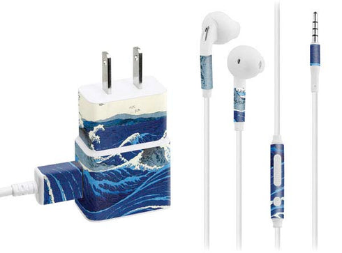 Hiroshige View of the Naruto whirlpools at Awa Phone Charger Skin