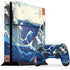 Hiroshige View of the Naruto whirlpools at Awa PS4 Console and Controller Bundle Skin