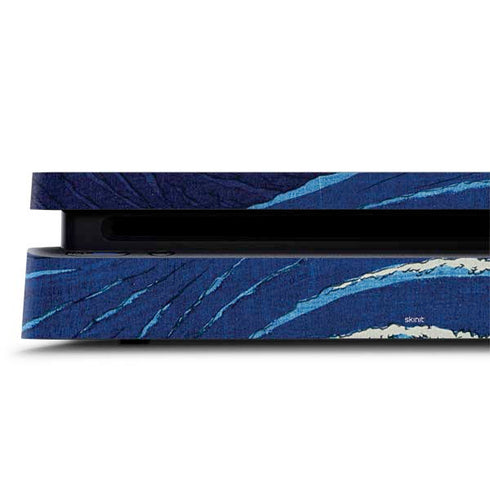 Hiroshige View of the Naruto whirlpools at Awa PS4 Slim Skin