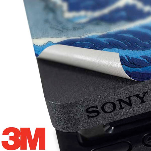 Hiroshige View of the Naruto whirlpools at Awa PS4 Slim Bundle Skin