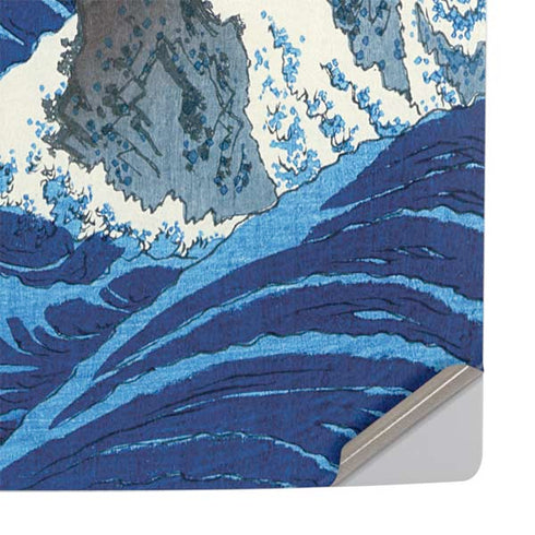 Hiroshige View of the Naruto whirlpools at Awa PS5 Console Skin