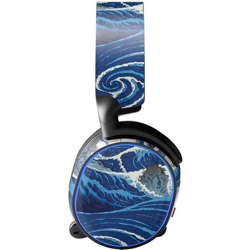 Hiroshige View of the Naruto whirlpools at Awa SteelSeries Arctis 3 Skin