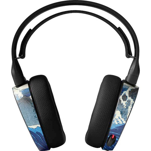 Hiroshige View of the Naruto whirlpools at Awa SteelSeries Arctis 3 Skin