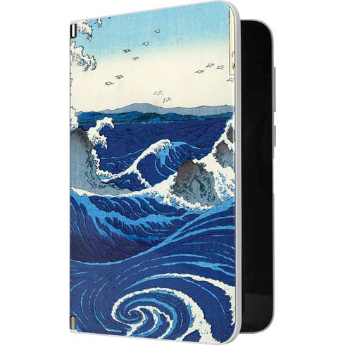 Hiroshige View of the Naruto whirlpools at Awa Surface Duo Skin