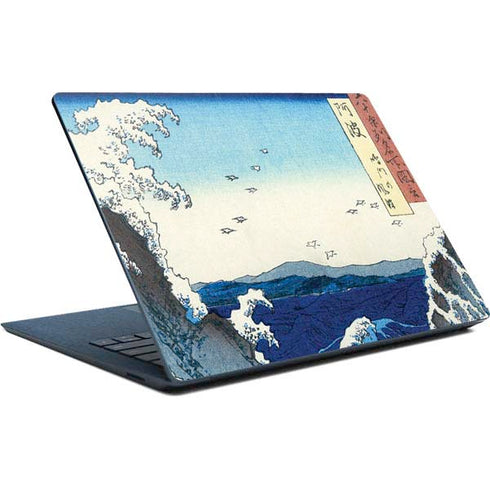 Hiroshige View of the Naruto whirlpools at Awa Surface Laptop Skin