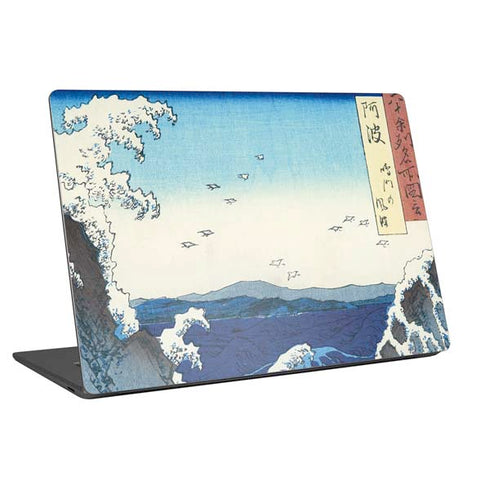 Hiroshige View of the Naruto whirlpools at Awa Universal Laptop 12in (9.8 x 6.8in) Skin