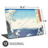 Hiroshige View of the Naruto whirlpools at Awa Universal Laptop 13in (10.6 x 7.6in) Skin