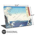 Hiroshige View of the Naruto whirlpools at Awa Universal Laptop 16.6in (13.4 x 9.7in) Skin