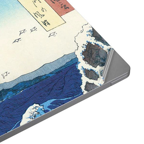Hiroshige View of the Naruto whirlpools at Awa Universal Laptop 17in (13.8 x 10in) Skin