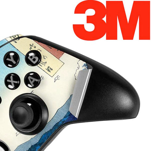 Hiroshige View of the Naruto whirlpools at Awa Xbox One Elite Controller Skin