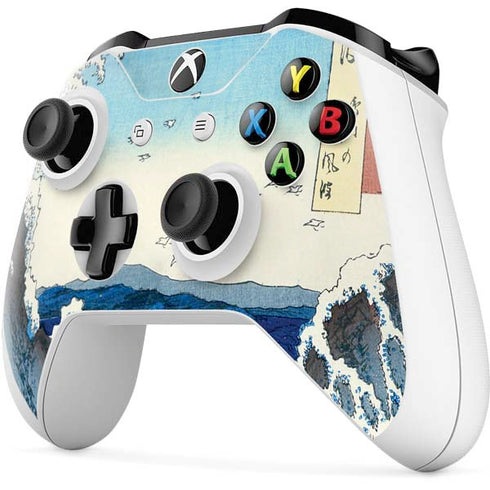 Hiroshige View of the Naruto whirlpools at Awa Xbox One S All-Digital Edition Bundle Skin