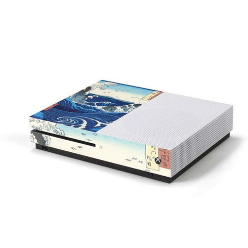 Hiroshige View of the Naruto whirlpools at Awa Xbox One S Console Skin