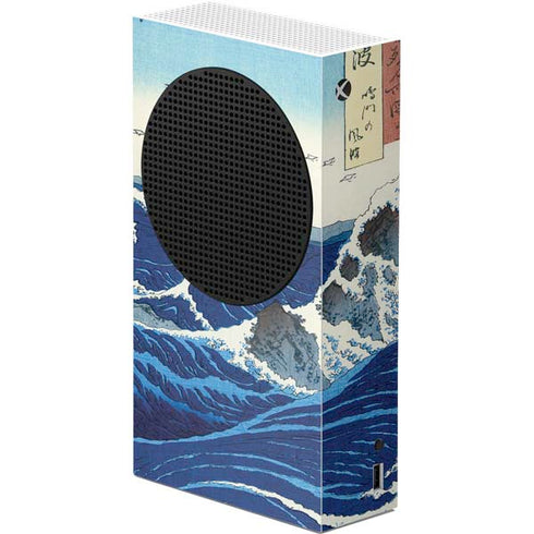 Hiroshige View of the Naruto whirlpools at Awa Xbox Series S Console Skin