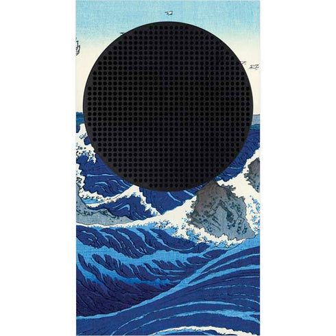 Hiroshige View of the Naruto whirlpools at Awa Xbox Series S Console Skin