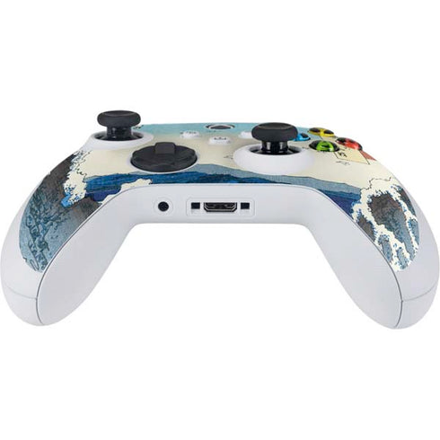 Hiroshige View of the Naruto whirlpools at Awa Xbox Series S Controller Skin