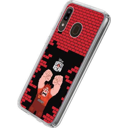 Disney Wreck-it Ralph Vintage Arcade Galaxy A20 Clear Case