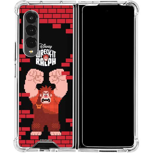 Disney Wreck-it Ralph Vintage Arcade Galaxy Z Fold4 5G Clear Case