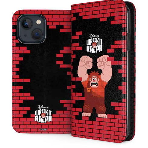 Disney Wreck-it Ralph Vintage Arcade iPhone 14 Plus Folio Case