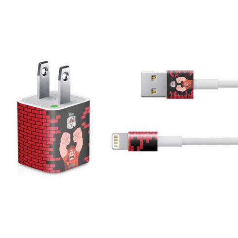 Disney Wreck-it Ralph Vintage Arcade iPhone Charger (5W USB) Skin