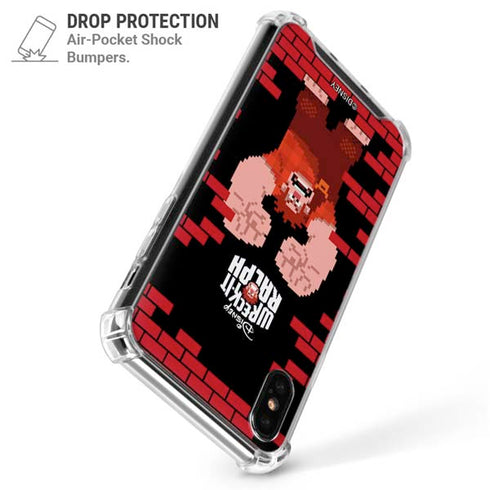 Disney Wreck-it Ralph Vintage Arcade iPhone XS Max Clear Case