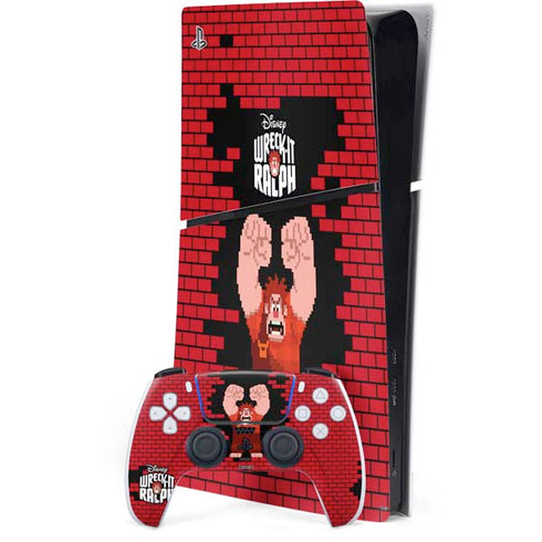 Disney Wreck-it Ralph Vintage Arcade PS5 Slim Digital Edition Console Skin