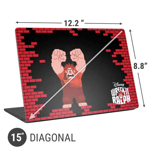 Disney Wreck-it Ralph Vintage Arcade Universal Laptop 15in (12.2 x 8.8in) Skin