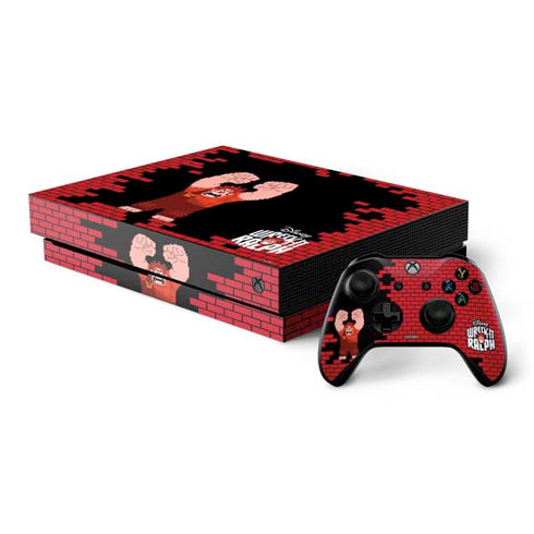 Disney Wreck-it Ralph Vintage Arcade Xbox One X Bundle Skin