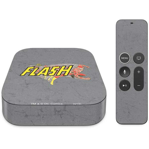 DC Comics The Flash Vintage Action Running Pose Apple TV Skin