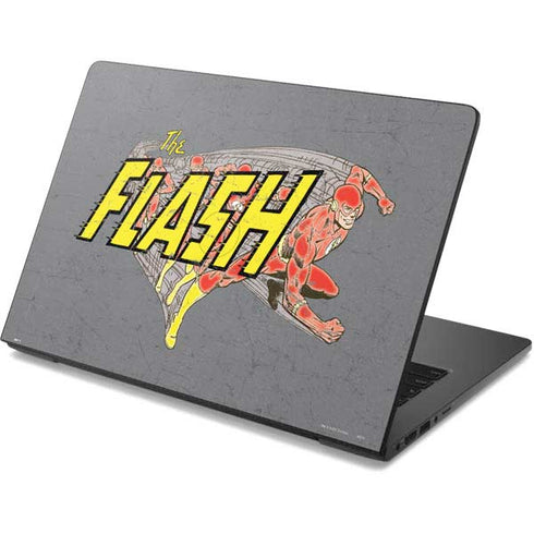 DC Comics The Flash Vintage Action Running Pose Dell Chromebook Skin