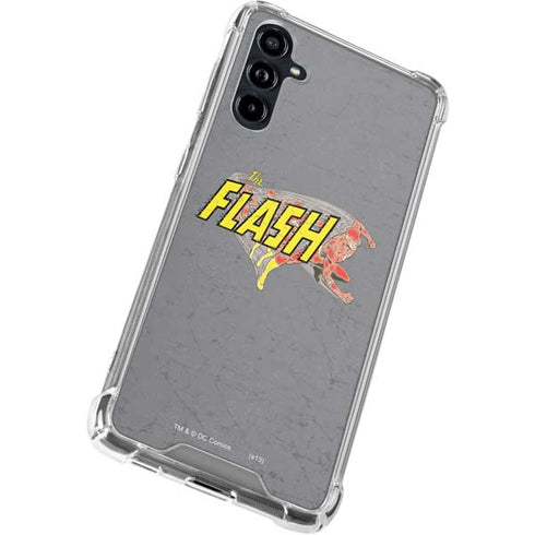 DC Comics The Flash Vintage Action Running Pose Galaxy A54 5G Clear Case