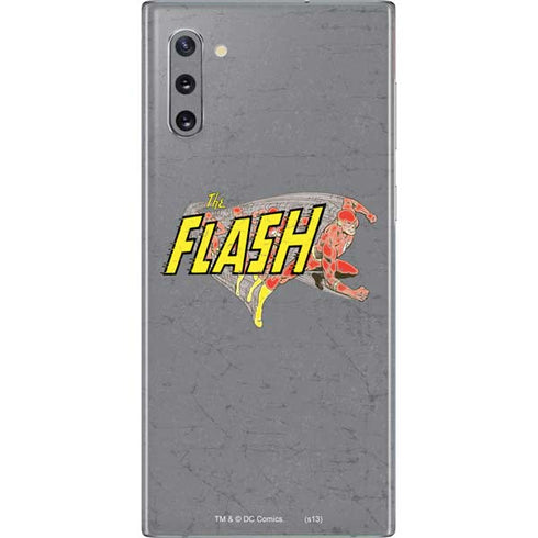 DC Comics The Flash Vintage Action Running Pose Galaxy Note 10 Skin