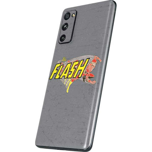 DC Comics The Flash Vintage Action Running Pose Galaxy S20 Fan Edition Skin