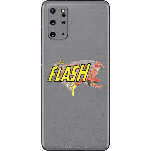 DC Comics The Flash Vintage Action Running Pose Galaxy S20 Plus Skin