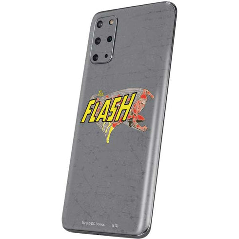 DC Comics The Flash Vintage Action Running Pose Galaxy S20 Plus Skin