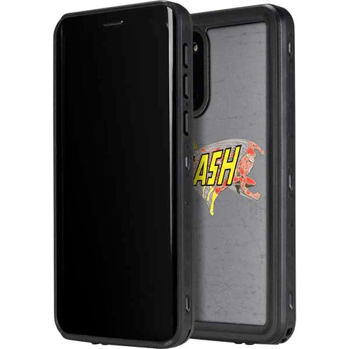 DC Comics The Flash Vintage Action Running Pose Galaxy S20 Plus Waterproof Case
