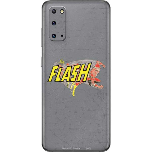 DC Comics The Flash Vintage Action Running Pose Galaxy S20 Skin