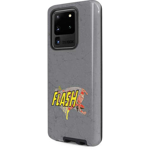 DC Comics The Flash Vintage Action Running Pose Galaxy S20 Ultra 5G Pro Case