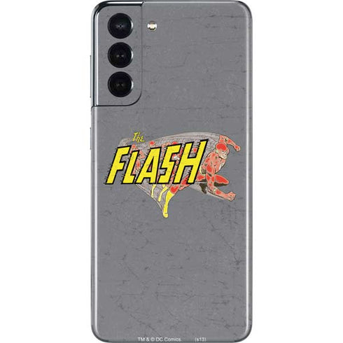 DC Comics The Flash Vintage Action Running Pose Galaxy S21 5G Skin