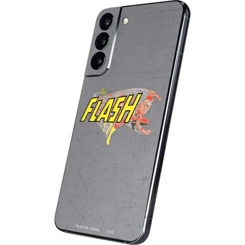 DC Comics The Flash Vintage Action Running Pose Galaxy S22 Plus Skin