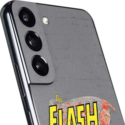 DC Comics The Flash Vintage Action Running Pose Galaxy S22 Plus Skin