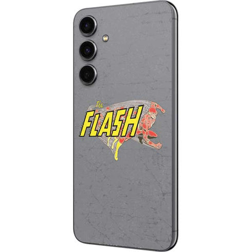 DC Comics The Flash Vintage Action Running Pose Galaxy S23 FE Skin