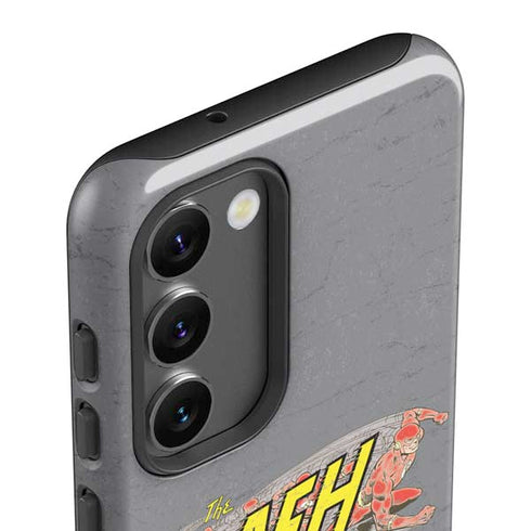 DC Comics The Flash Vintage Action Running Pose Galaxy S23 Plus Pro Case