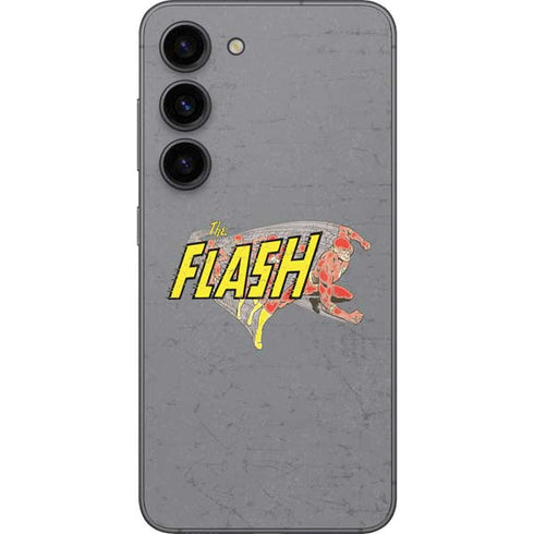 DC Comics The Flash Vintage Action Running Pose Galaxy S23 Skin