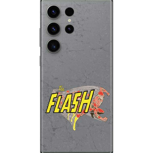DC Comics The Flash Vintage Action Running Pose Galaxy S23 Ultra Skin