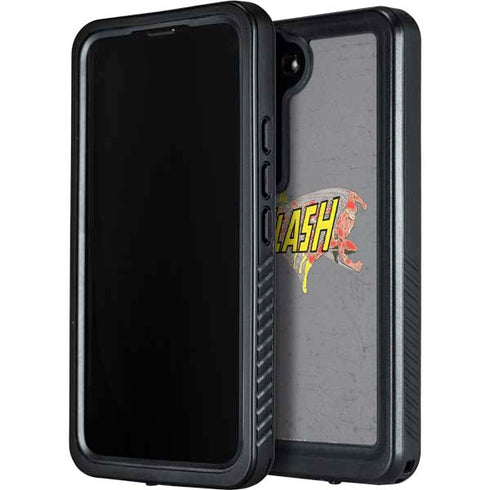 DC Comics The Flash Vintage Action Running Pose Galaxy S23 Waterproof Case