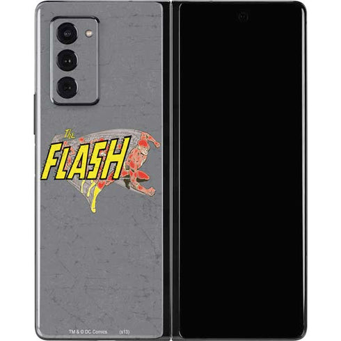 DC Comics The Flash Vintage Action Running Pose Galaxy Z Fold2 5G Skin
