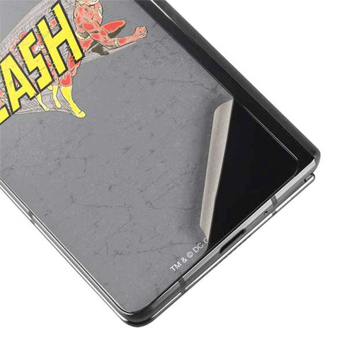 DC Comics The Flash Vintage Action Running Pose Galaxy Z Fold2 5G Skin